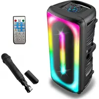 Bass Polska 785 / 5 000 Bluetooth-luidspreker met microfoon, afstandsbediening en karaokefunctie