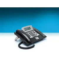 Auerswald COMfortel 1600 ISDN-systeemtelefoon Headsetaansluiting, Handsfree, Touchscreen Verlicht Zwart, Zilver