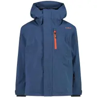 CMP jongensskijack met capuchon, kleur blauw, maat 164