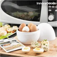 InnovaGoods Eierkoker - - Boilegg - Aluminium en PP - Capaciteit 4 eieren - Functioneel ontwerp