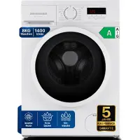 Heinner HWM-M8014SMA Slanke Voorlader Wasmachine 8 kg, 1400 tpm, Inverter, Digitaal Display, Wit