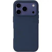 Accezz Liquid Silicone Backcover met MagSafe voor de Apple iPhone 18 Pro / 17 Pro - Donkerblauw