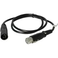VHBW XLR 4-pins (m) - XLR 4-pins (v) verlengkabel - 1,2 meter
