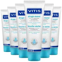 Vitis 6x Tandpasta Droge Mond 75 ml