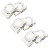VHBW 30 stuks vervangende stofzakken voor Nilfisk 1471098000, 1471098500 voor stofzuigers - 21 cm x 16 cm, wit