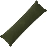 vidaXL Kussensloop HOUTEN Groen 40 x 145 cm Microfiber Fleece