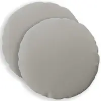 vidaXL Kussensloop 2 st HEERLEN Grijs Diam. 30 cm Polyester
