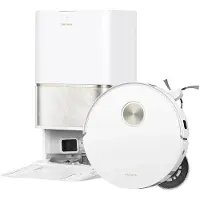 Dreame Robotstofzuiger L60 Ultra met dweilfunctie en reinigingsstation, wit