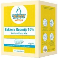 NJOY bakkers roomijs 10% 10 liter vloeibaar ijsmix