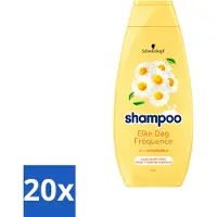 Schwarzkopf - Shampoo - Dagelijks gebruik - Kamille - Geschikt voor alle haartypes - 400 ml - Voordeelverpakking - 20 stuks