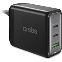 SBS Laadstation 100W, 2x USB-C / 1x USB, zwart