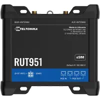 Teltonika RUT951 LTE/4G Industrie Router, PoE, zonder voeding, modelnummer RUT951B10J00