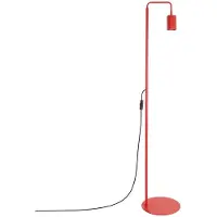 Sollux Vloerlamp RAYO 1 rood 1xGU10 10W aluminium 160x30x30cm