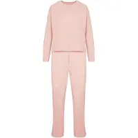 Hunkemoller Pyjamaset van katoenen jersey Roze Dames | Maat: S