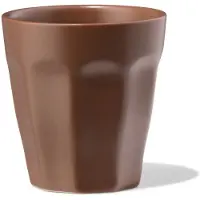 HEMA Espressokopje 90ml Mirabeau Aardewerk Donkerbruin (donkerbruin)