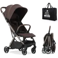 Deryan Air Buggy - Vliegtuig Buggy - 8 kg - Geïntegreerde Tas - Chocolate