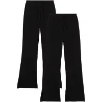 Bonprix Uitlopende jersey broek van een elastische biologisch katoenmix (set van 2) maat 164