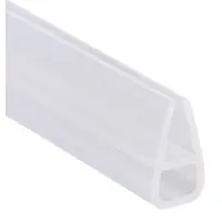 Merkloos Douwdichtingsstrip van PVC, 200 cm lang, geschikt voor glazen douchedeuren van 6 mm, douchewandafdichting, voor in de douche