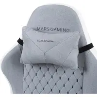 Mars Gaming MGCXFSW, Gaming stoel voor computers, draagvermogen 120 kg, beklede zitting, beklede rugleuning, 190 cm, zwart