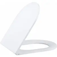 Qeramiq Dely Swirl Toiletset - inbouwreservoir Flush - slim zitting - kunststof licht grijze bedieningsplaat - rechthoekige knoppen - mat wit SW1026257/SW1448813/SW1000766/SW1102375