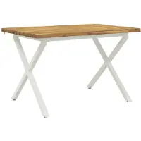 vidaXL Eettafel met levendige rand 120 x 80 x 75 cm