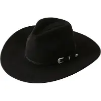 Emilie collection - hoed - cowboy hoed - suede look - zwart