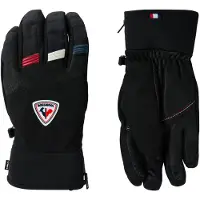 Rossignol - Skihandschoenen - M Strato Ski Gloves R-Shell Dry Black voor Unisex - Maat M - Zwart