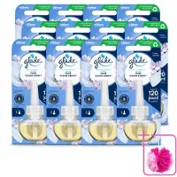 Glade 12 x - Navulling Elektrische Olie - Pure Clean Linen - Zonder Houder - Bulkverpakking - Geur - Douchemop - Linen