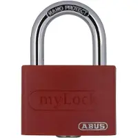 ABUS ABVS50011 Hangslot 43 mm Rood Sleutelslot