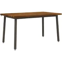 vidaXL Vierkante Eettafel 140 x 90 x 75 cm Massief Acacia Hout Naturel