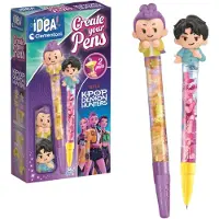 Clementoni Jeu créatif Crée tes stylos K-Pop Demon Hunters Rumi et Jinu
