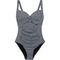 Regatta Dames stripe seersucker tummy control one piece zwempak