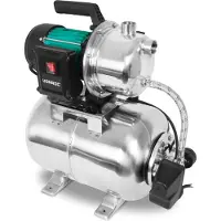 Vonroc Hydrofoorpomp met 24L RVS tank – 1300W – 5000 l/u | met drukschakelaar