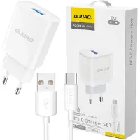 Dudao A20EU: 1x USB-A poort + USB-A naar USB-C kabel