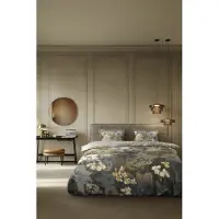 Kardol Dekbedovertrek Flornatus Olive Green Satijn-140 x 200 / 220 cm | 1-Persoons