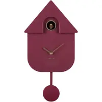 Karlsson Klok Modern Cuckoo Oro ABS Dark Mauve