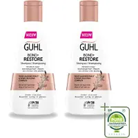 Guhl 2 x Bond+ Restore Shampoo voor beschadigd haar - 250 ml - Voordeelverpakking - 2 stuks