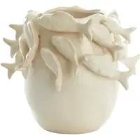 Light & Living - Vaas FISH - 29x28.5x27cm - Wit