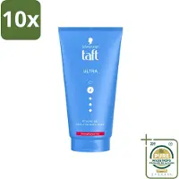 Taft 10 x - Ultra 4 - Styling Gel - Stevige fixatie - 150 ml - Wasstrips - Haargel - Stevige Fixatie - Haartype - Haarkleur - Haartype