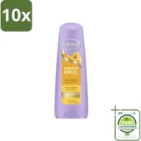Unilever 10 x – Conditioner – Perfecte Krul – 200 ml - Grootverpakking - Vaatwasstrips - Krullen Verzorgen - Krullen Pluisvrij - Krullen Zacht - Krullen Flexibel - Krullen Veerkrachtig