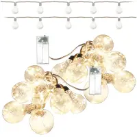 COM-FOUR® decoratieve lichtketting - aangename, warmwitte verlichting