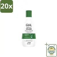 Guhl 20 x – Shampoo – Kracht & Volume – 250 ml - Wasstrips - Kracht En Volume Shampoo - Haar Uitval Shampoo - Dun Haar Shampoo - Biotine Shampoo - Rozemarijn Shampoo