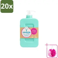 Seepje 20 x - Handzeep - Zachte Geur - Lavendel met Tonka - 300 ml - Bulkverpakking - Handzeep - Douchemop - Natuurlijke handzeep