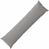 vidaXL Kussensloop HEERLEN Wolkgrijs 40 x 145 cm Stof