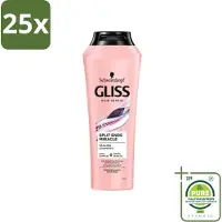 GLISS 25 x - Shampoo - Split Hair Miracle - Voor Beschadigd Haar - 250 ml - Grootverpakking - Vaatwasstrips - Gespleten Haarpunten - Haarherstel - Beschadigd Haar - Droog Haar - Haarverzorging