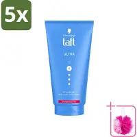 Taft 5 x - Ultra 4 - Styling Gel - Stevige fixatie - 150 ml - Bulkverpakking - Haargel - Douchemop - Stevige fixatie