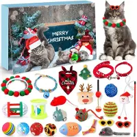 Dripio Kattenadventskalender 2026, 24 speeltjes, bruin