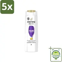 Pantene 5 x - Shampoo - Antioxidant - 360 ml - Grootverpakking - Vaatwasstrips - Shampoo Antioxidant - Haar Beschermen - Antioxidanten - Haar Versterken - Haar Verzorgen