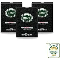 BRUT 3 x – Eau de Toilette – Musk – 100 ml - Wasstrips - Musk Eau De Toilette - Musk Geur - Floral Woody Musk - Citrus Geur - Kruidige Geur