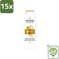 Pantene 15 x – Shampoo – Repair & Protect – 250 ml - Grootverpakking - Vaatwasstrips - Haarschoonmaken - Haarversterken - Haarbeschermen - Haarverzorging - PRO-V